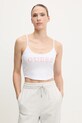 Топ Guess SUNFLOWER щампа бял V5GP16.K8RT2