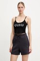 Топ Guess SUNFLOWER щампа черен V5GP16.K8RT2