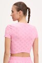 Odzież Guess t-shirt PEONY V5GP21.KCT02 różowy