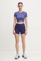 Puma t-shirt treningowy Strong 526805 fioletowy SS25