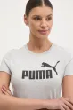 Pamučna majica Puma siva 682370