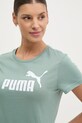 Puma t-shirt in cotone verde 682371.