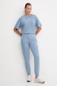 Βαμβακερό μπλουζάκι Puma 684971 μπλε AW25