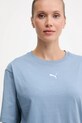 Puma t-shirt bawełniany niebieski 684971