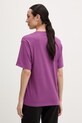 Odzież Puma t-shirt damski bawełniany Essential Relaxed 684971 fioletowy