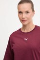 Puma t-shirt bawełniany bordowy 684971