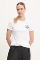 Bombažna kratka majica Puma Našitek bela 684982