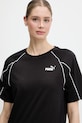 Βαμβακερό μπλουζάκι Puma μαύρο 685041.