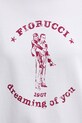 Fiorucci tricou din bumbac White Dreaming of You Print Relaxed Fit T-Shirt W02SMTSH101CJ01WH03 alb