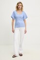 By Malene Birger t-shirt LUNAI 102470 niebieski SS25