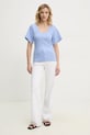 By Malene Birger tricou LUNAI 102470 albastru SS25