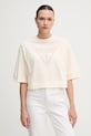 Guess Originals t-shirt bawełniany nadruk beżowy W5GI58.K8HM0