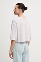 Bavlněné tričko Guess Originals W5GI58.K8HM0 fialová SS25