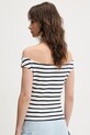 Odzież Tommy Jeans top DW0DW20234 biały