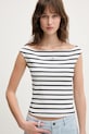 Top Tommy Jeans bela DW0DW20234