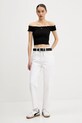 Блуза Tommy Jeans DW0DW20238 черен SS25