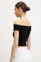 Îmbrăcăminte Tommy Jeans bluză DW0DW20238 negru