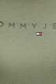 Tommy Jeans tricou din bumbac verde DW0DW20315