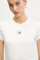 Tommy Jeans tricou alb DW0DW20316