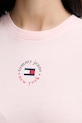 Tommy Jeans t-shirt różowy DW0DW20316