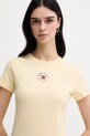 Ρούχα Μπλουζάκι Tommy Jeans DW0DW20316 κίτρινο