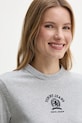 Ρούχα Βαμβακερό μπλουζάκι Tommy Jeans DW0DW20317 γκρί