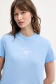 Îmbrăcăminte Tommy Jeans tricou din bumbac DW0DW20317 albastru