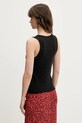 Одежда Хлопковый топ Tommy Jeans DW0DW20619 чёрный