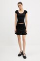 Бавовняна футболка Tommy Jeans DW0DW20621 чорний SS25