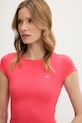 Ρούχα Μπλουζάκι Tommy Jeans DW0DW20623 ροζ
