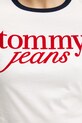 Tommy Jeans tricou din bumbac DW0DW20631 alb
