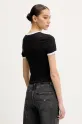 Oblečenie Bavlnené tričko Tommy Jeans DW0DW20631 čierna