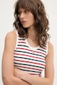 Топ Tommy Jeans белый DW0DW20673