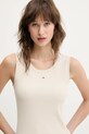 Îmbrăcăminte Tommy Jeans top DW0DW20673 bej