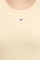 Tommy Jeans top DW0DW20673 sárga