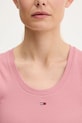 Tommy Jeans top DW0DW20673 portocaliu