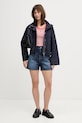 Tommy Jeans top din bumbac cu elastan DW0DW20673 rosu SS26