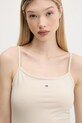 Tommy Jeans top bej DW0DW20675