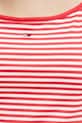Tommy Jeans top de femei din bumbac cu elastan DW0DW20675 rosu