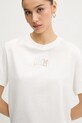 Tommy Jeans tricou din bumbac alb DW0DW21337