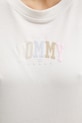 Tommy Jeans t-shirt in cotone DW0DW21337 bianco