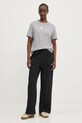 Bavlněné tričko Tommy Jeans DW0DW21337 šedá SS25