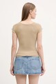 Ruházat Tommy Jeans t-shirt DW0DW21349 bézs