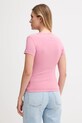 Хлопковая футболка Tommy Jeans 2 шт розовый DW0DW21366