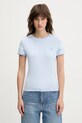 Tommy Jeans pamut póló 2 db DW0DW21366 kék SS25
