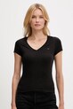 Tommy Jeans t-shirt bawełniany 2-pack bawełna czarny DW0DW21367
