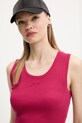 Bavlněný top Tommy Jeans růžová DW0DW21369