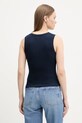 Îmbrăcăminte Tommy Jeans top din bumbac DW0DW21369 bleumarin