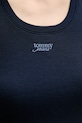 Bavlněný top Tommy Jeans DW0DW21369 námořnická modř