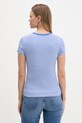 Tommy Jeans basic tričko dámské bavlněné s elastanem 2-pack námořnická modř DW0DW21430